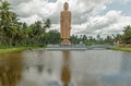 Hikkaduwa, a Giant Sculpture Of A Standing Buddha Equal In Height