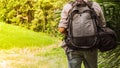 Hikker travel into the wild Royalty Free Stock Photo