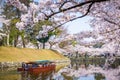 HIkone, Japan Castle Moat Royalty Free Stock Photo