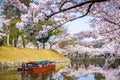 HIkone, Japan Castle Moat in Spring