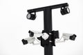 Hikvision video surveillance cameras on pole