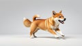 A Hilarious Animated Comic Strip Sequence Featuring a Shiba Inus Dastardly Deeds Watch the Adorable Pup Pull Off Royalty Free Stock Photo