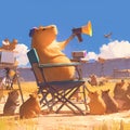 Hilarious Hamster Director - Cute Rodents, Camera, Action!