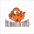 Hilarious octopus logo