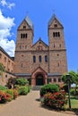 Hildegard von Bingen Abbey Church above Ruedesheim am Rhein, Rhineland Palatinate, Germany Royalty Free Stock Photo