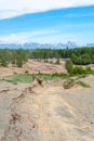 View of a Motocross Track from a Sand Dune Royalty Free Stock Photo