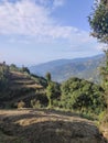 Hill area in Nepal posupoti nagar