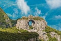 Hill of the Church, stone pierced natural monument, Serra Geral, Royalty Free Stock Photo