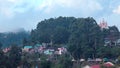 A hill city view of the kodaikanal tour place. Royalty Free Stock Photo