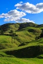 Hill country farmland in New Zealand Royalty Free Stock Photo