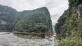 Hill and creek in Taiwan national park