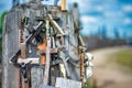 Hill of crosses, Kryziu kalnas, Lithuania Royalty Free Stock Photo