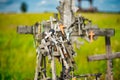 Hill of crosses, Kryziu kalnas, Lithuania Royalty Free Stock Photo