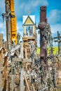 Hill of crosses, Kryziu Kalnas, Lithuania Royalty Free Stock Photo