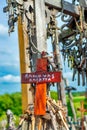 Hill of crosses, Kryziu kalnas, Lithuania Royalty Free Stock Photo