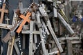 The Hill of Crosses in Lithuania Royalty Free Stock Photo