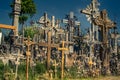 Hill of Crosses in Lithuania next to Siauliai Royalty Free Stock Photo