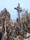 Hill of the crosses, Lithuania Royalty Free Stock Photo