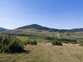 Hill grcka gradina on Manjaca mountain overgrown with forest near Banja Luka, Bosnia and Herzegovina