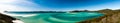 Hill Inlet from lookout at Tongue Point on Whitsunday Island Royalty Free Stock Photo