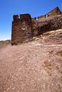 Hill lanzarote spain old wall castle and door teguise arreci