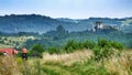 Ruins of Rabsztyn castle on trail of Eagles` nests in Poland.