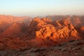 Hill of Moses (Gebel Musa) Royalty Free Stock Photo