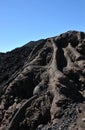 Hill of Old Lava Stone in the Peak of the Furnace Caldera Royalty Free Stock Photo