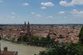 Verona viewed from castel san pietra