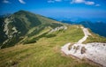 Hill in range Mala Fatra, Slovakia Royalty Free Stock Photo