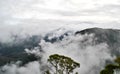 Hill Ranges with clouds Royalty Free Stock Photo
