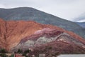 Hill of Seven Colors Cerro de los siete colores at Purmamarca town - Purmamarca, Jujuy, Argentina Royalty Free Stock Photo