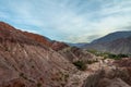 Hill of Seven Colors Cerro de los siete colores at Purmamarca town - Purmamarca, Jujuy, Argentina Royalty Free Stock Photo