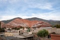 Hill of Seven Colors Cerro de los siete colores at Purmamarca town - Purmamarca, Jujuy, Argentina Royalty Free Stock Photo