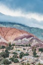 Hill of Seven Colors in Jujuy, Argentina. Royalty Free Stock Photo