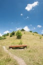 Hill in the Swabian Jura Royalty Free Stock Photo