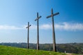 Hill of the Three Crosses in Kazimierz Dolny. Royalty Free Stock Photo