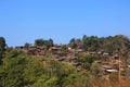 Hill tribe village on the way Royalty Free Stock Photo