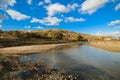 Hill under the blue sky Royalty Free Stock Photo