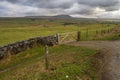Hill walking around Horton in Ribblesdale in the Yorkshire Dales Royalty Free Stock Photo