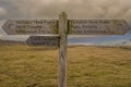 Hill walking around Horton in Ribblesdale in the Yorkshire Dales Royalty Free Stock Photo