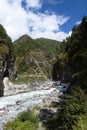 The Hillary bridge, Everest Base Camp trek, Nepal