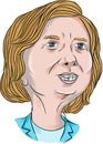 Hillary Clinton Caricature