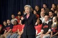 Hillary Clinton Rally Royalty Free Stock Photo