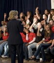 Hillary Clinton Rally Royalty Free Stock Photo