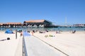 Hillarys Boat Harbour: Boat Launch Royalty Free Stock Photo