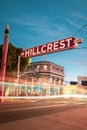 Hillcrest sign, San Diego California. Vertical image.