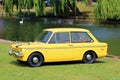 Hillman Imp. Vintage car at festival.