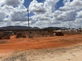 Hills along Nairobi Mombasa highway Kenya, Africa Royalty Free Stock Photo