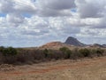 Hills along Nairobi Mombasa highway Kenya, Africa Royalty Free Stock Photo